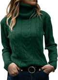 Slim Fit Ribbed Knit Turtleneck Top