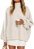 Ribbed High Turtleneck Sweater