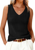 V Neck Slim Fit Sweater Tank