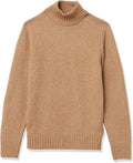 Cotton Blend Turtleneck Pullover